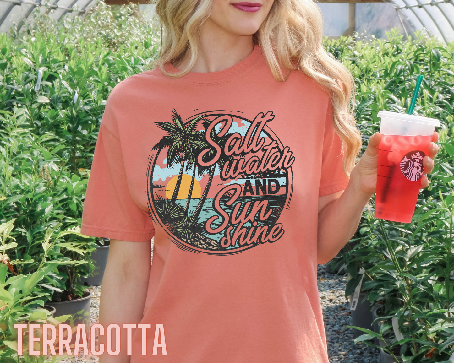 Salt Water and Sunshine Comfort Colors Tee