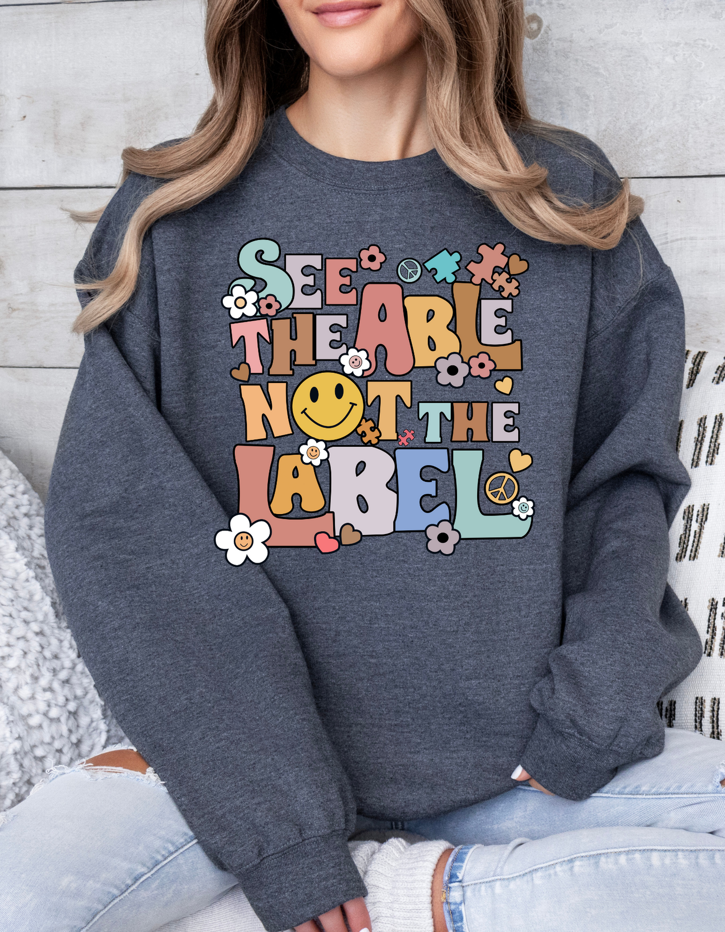 See the Able not the Label Crew and Tee