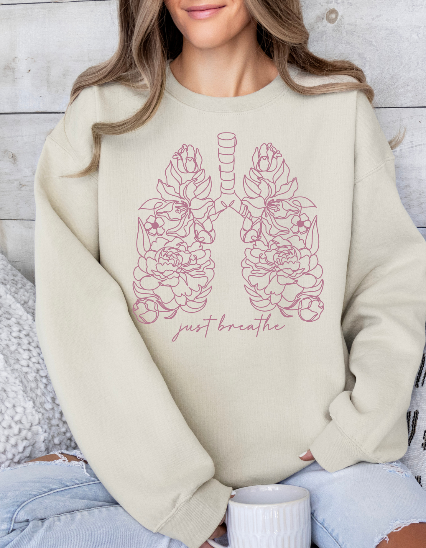 Just Breathe Crewneck