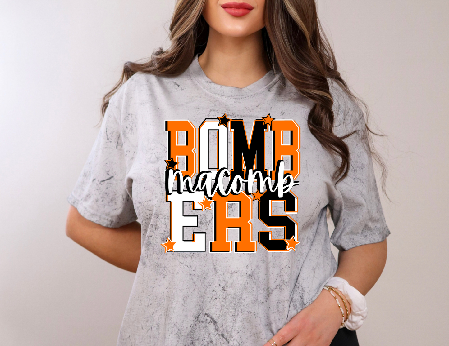 Macomb Bombers Graphic Spirit CC Tee