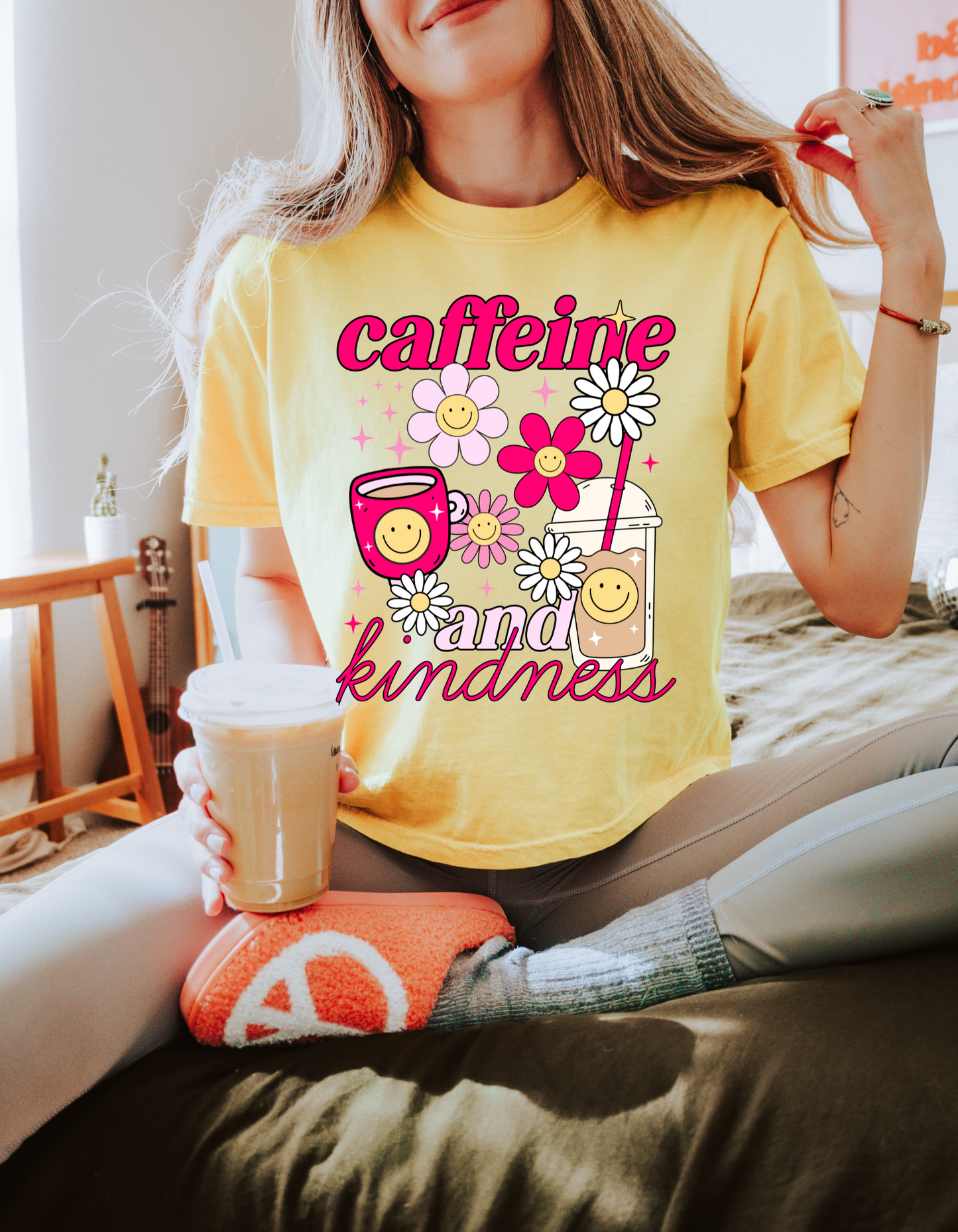 Caffeine and Kindness Tee