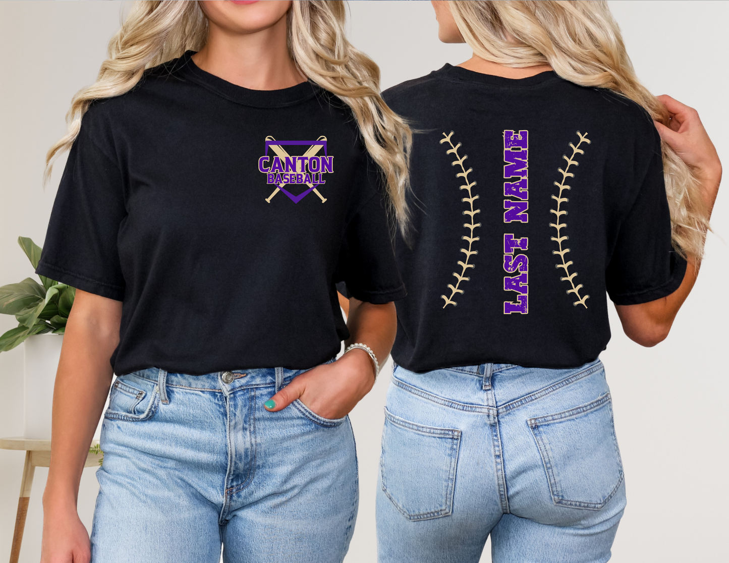 The Varsity Tee and Crewneck