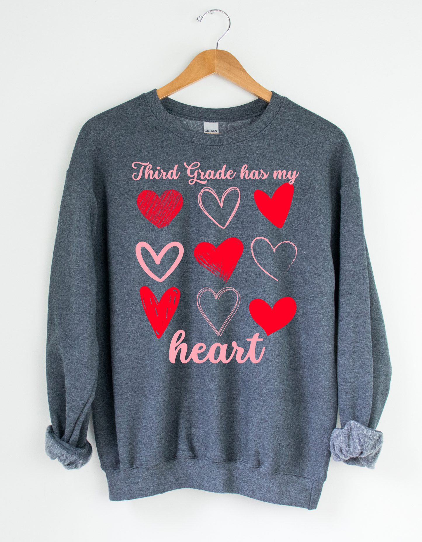 My Class Has My Heart Custom Crewneck