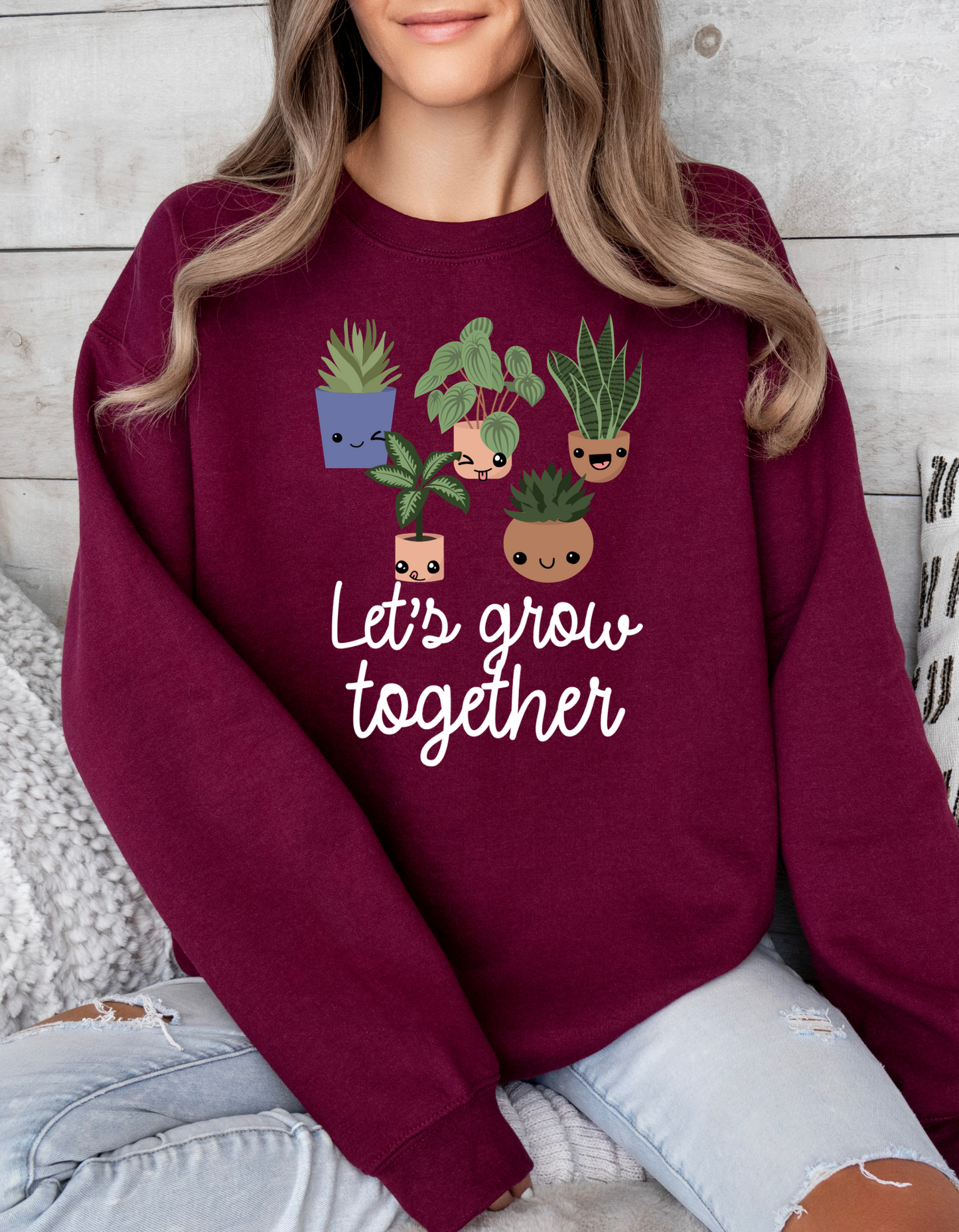 Let's Grow Together Crewneck