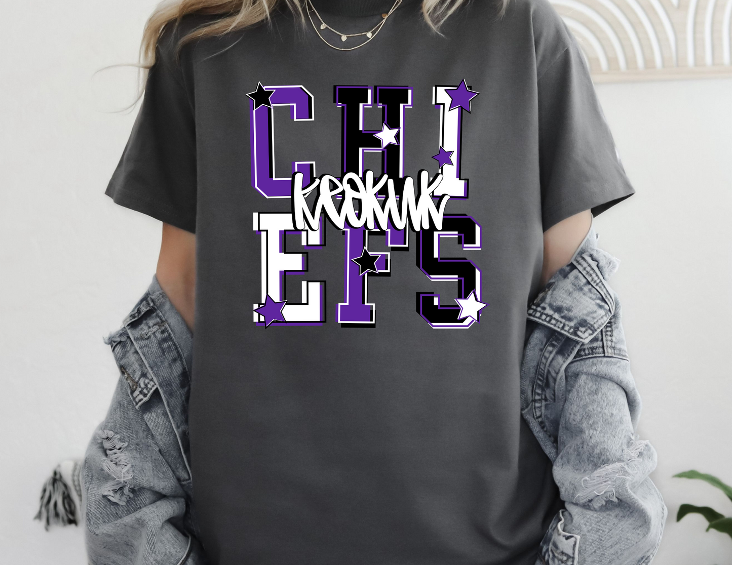 Keokuk Chiefs Graphic Spirit Crew and Bella Canvas