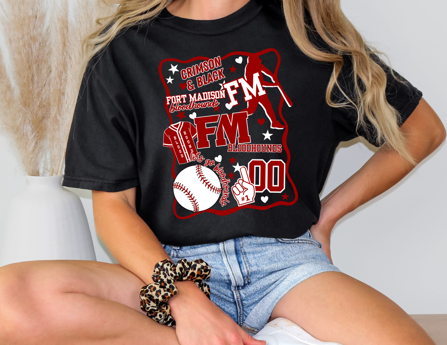 Game Day Collage Comfort Colors Tee