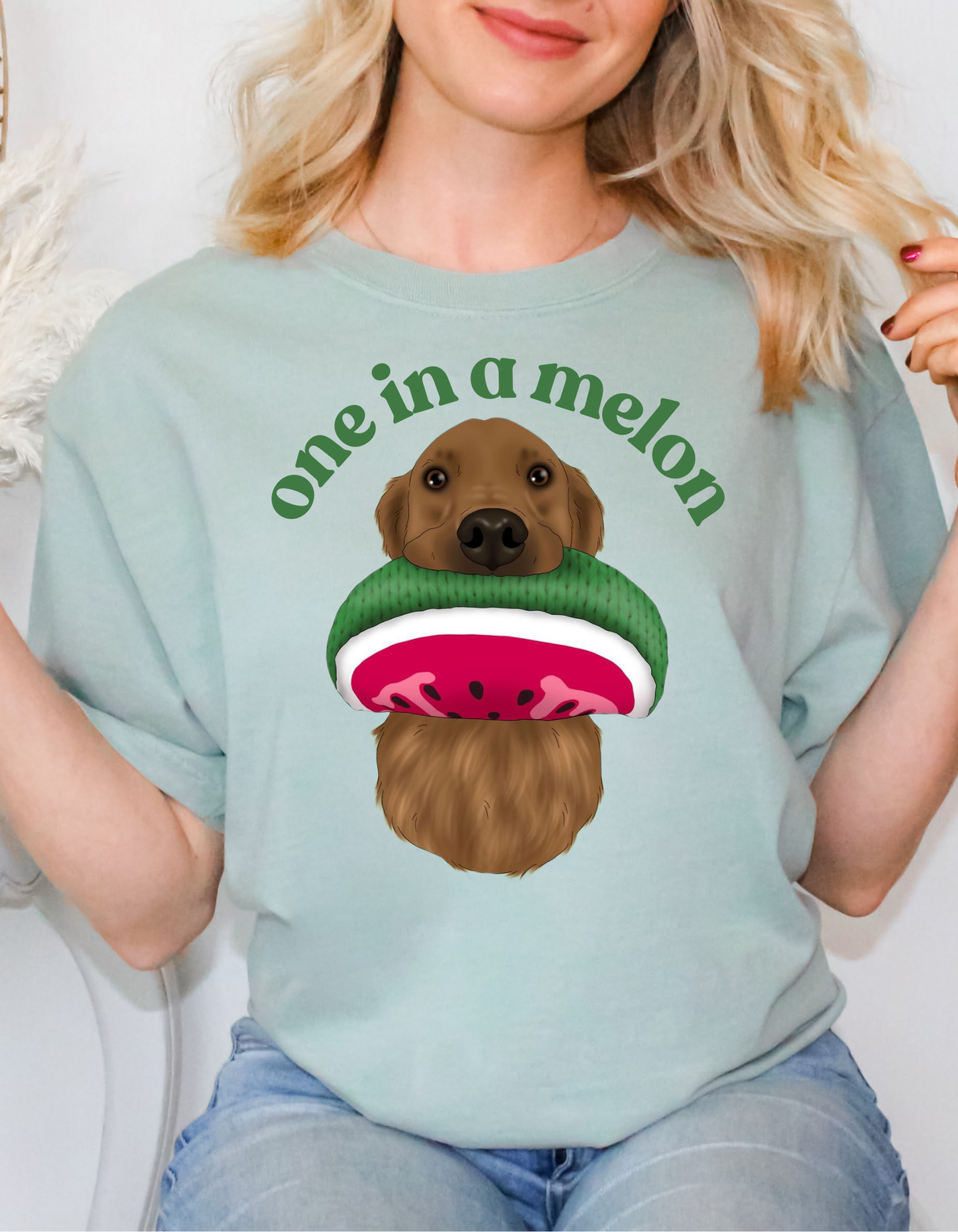 One in a melon CC tee