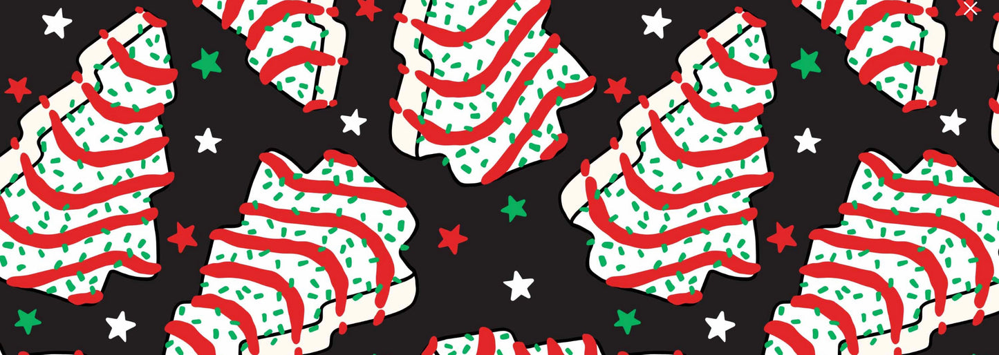 Christmas Tree Snack Cake Twisted Headbands