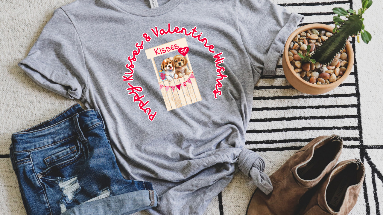 Puppy Kisses and Valentine Wishes