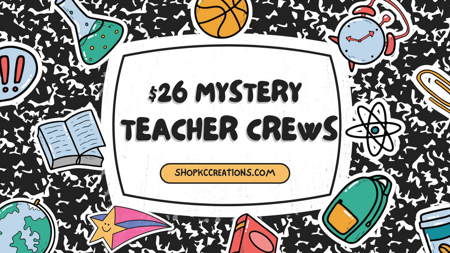 Mystery Teacher Crewneck Sale