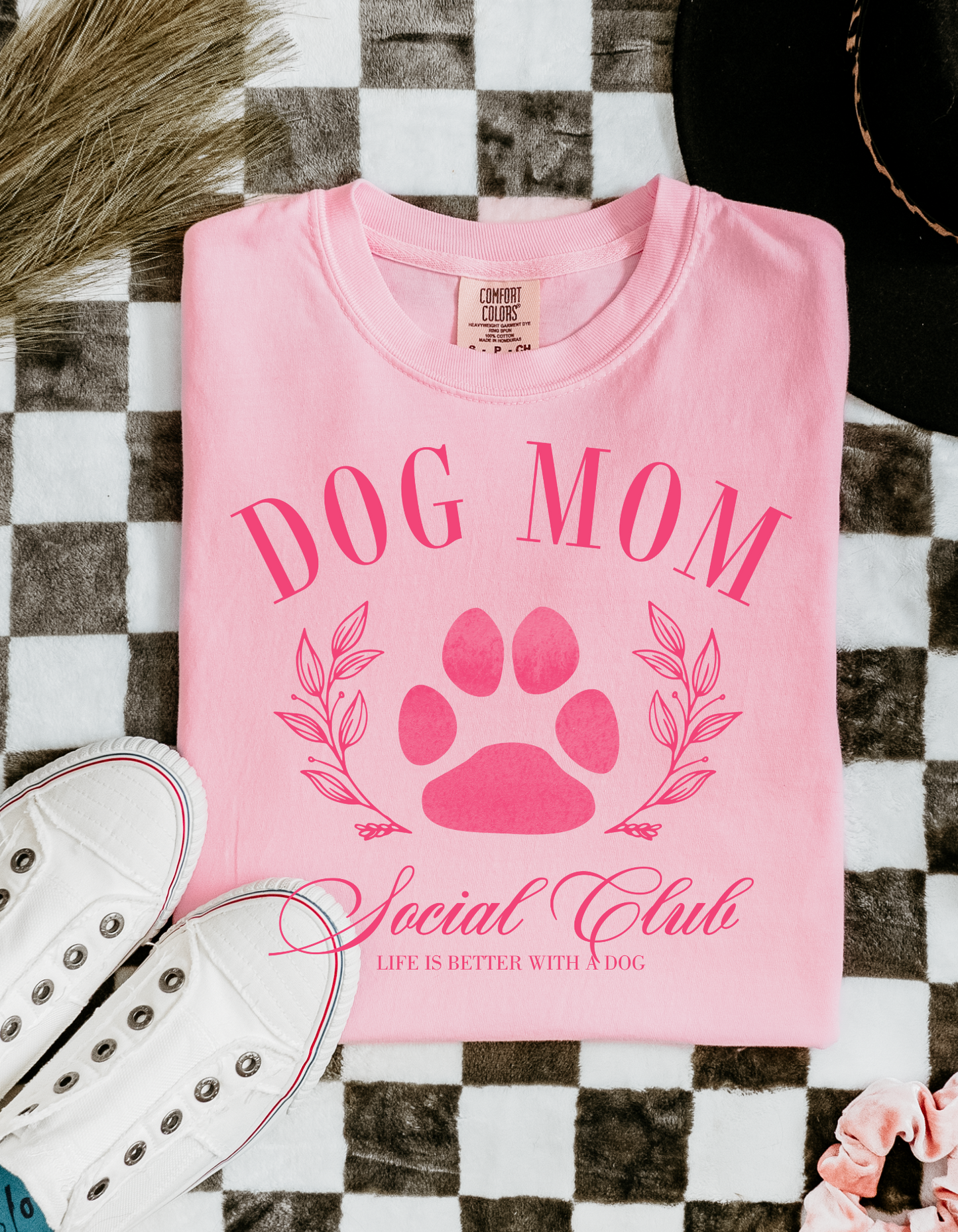 Dog Mom Social Club Comfort Colors Tee