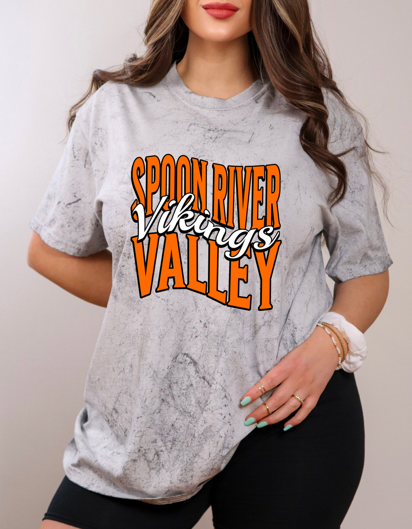 Spoon River Wavy Color Blast Tee