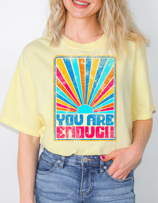 Electric Blues You Are Enough Tee