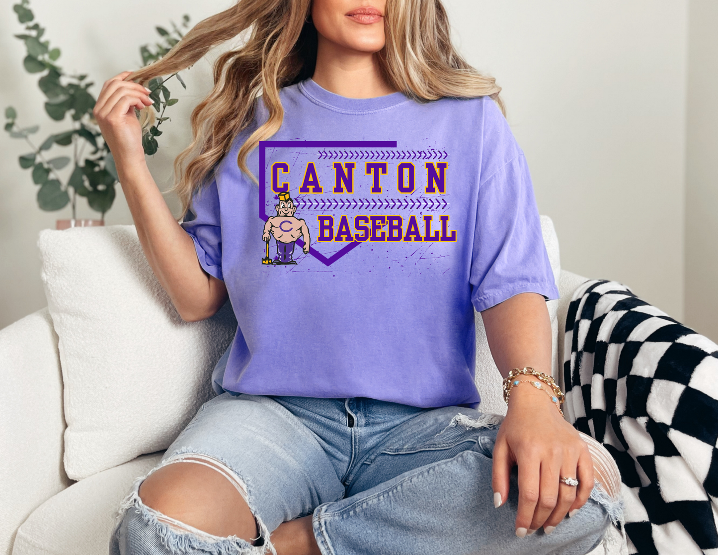 All Star Baseball Comfort Colors Tee