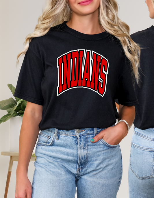 Indians Varsity Crewneck and Tee