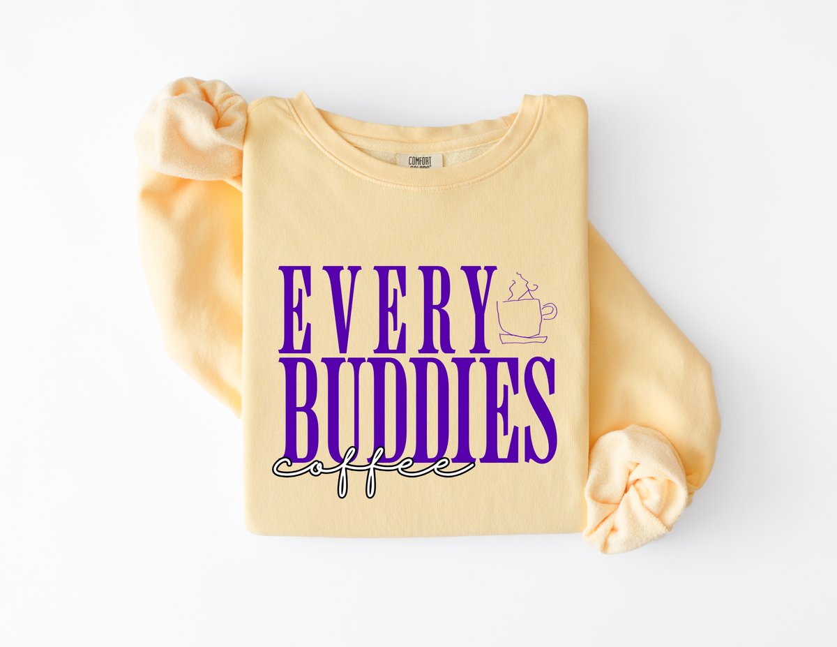 Design 2: ADULT Every Buddies Coffee Comfort Colors Preorder Link
