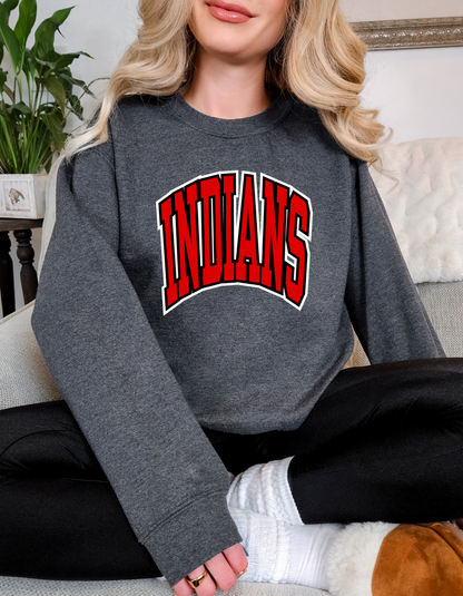 Indians Varsity Crewneck and Tee