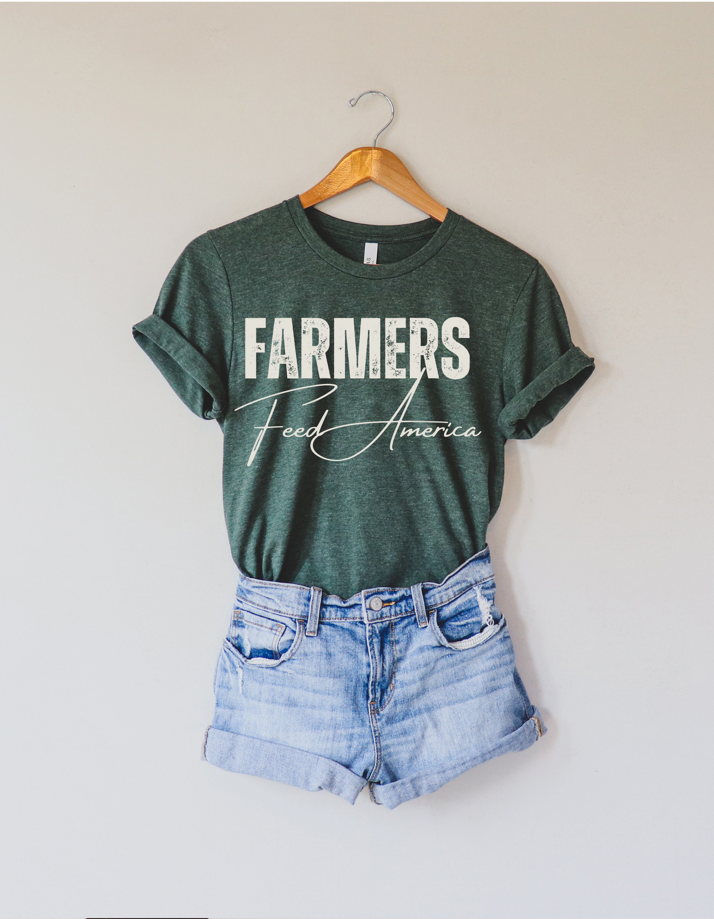 Farmers Feed America Bella Short Sleeve