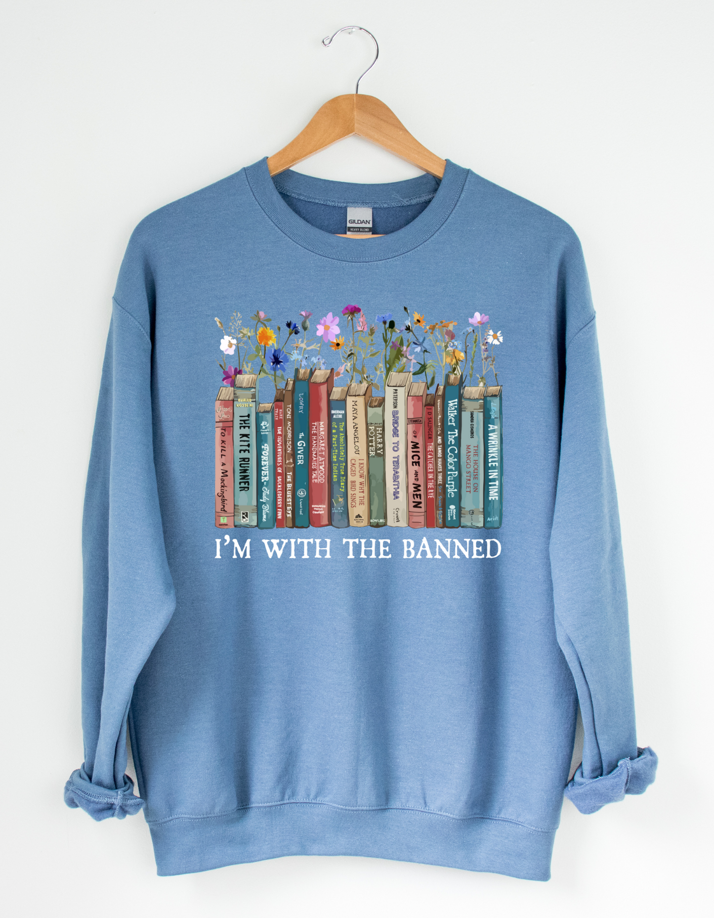 I'm With the Banned Flower Crewneck