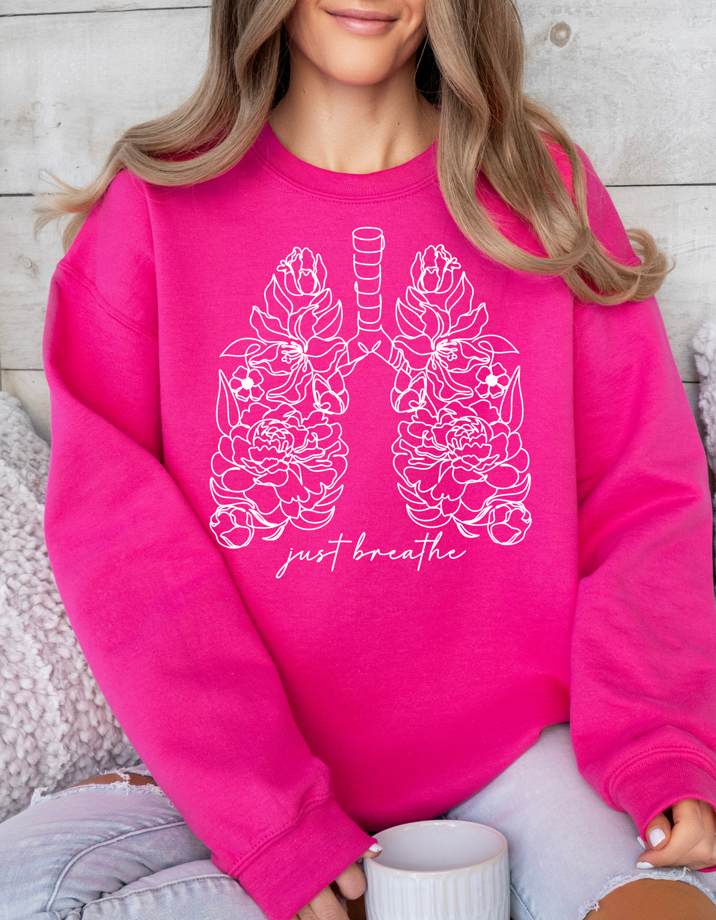 Just Breathe Crewneck