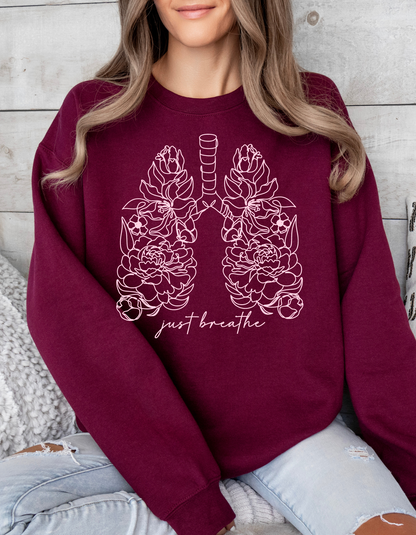 Just Breathe Crewneck