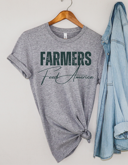 Farmers Feed America Bella Short Sleeve