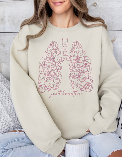 Just Breathe Crewneck