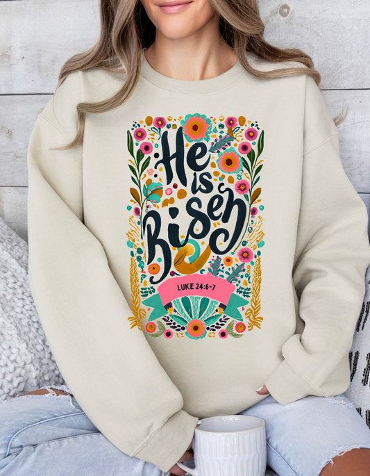 He is Risen Crewneck