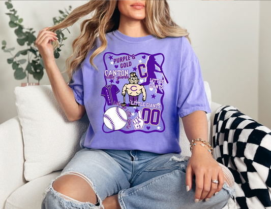 Game Day Collage Comfort Colors Tee