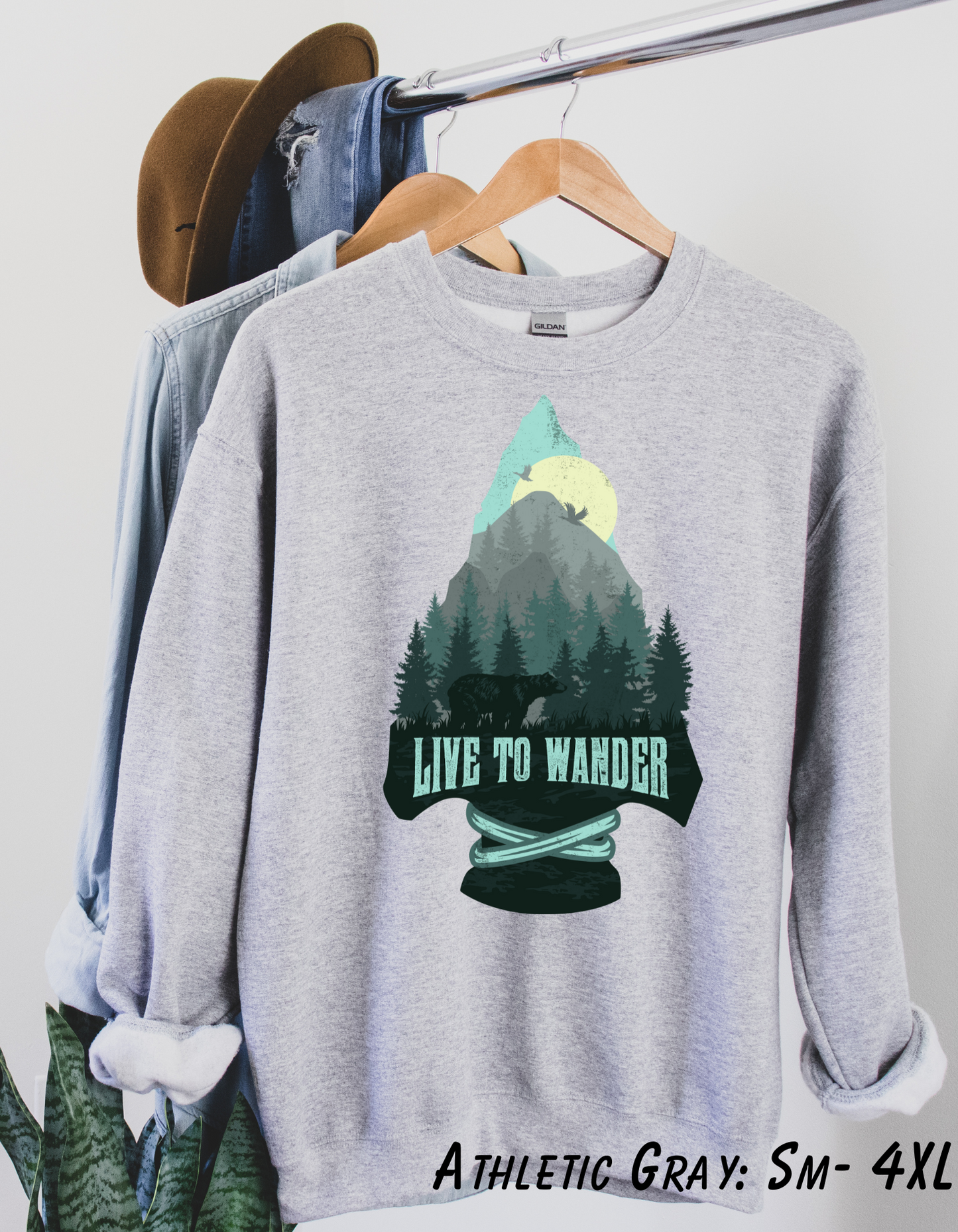 Live to Wander Crewneck