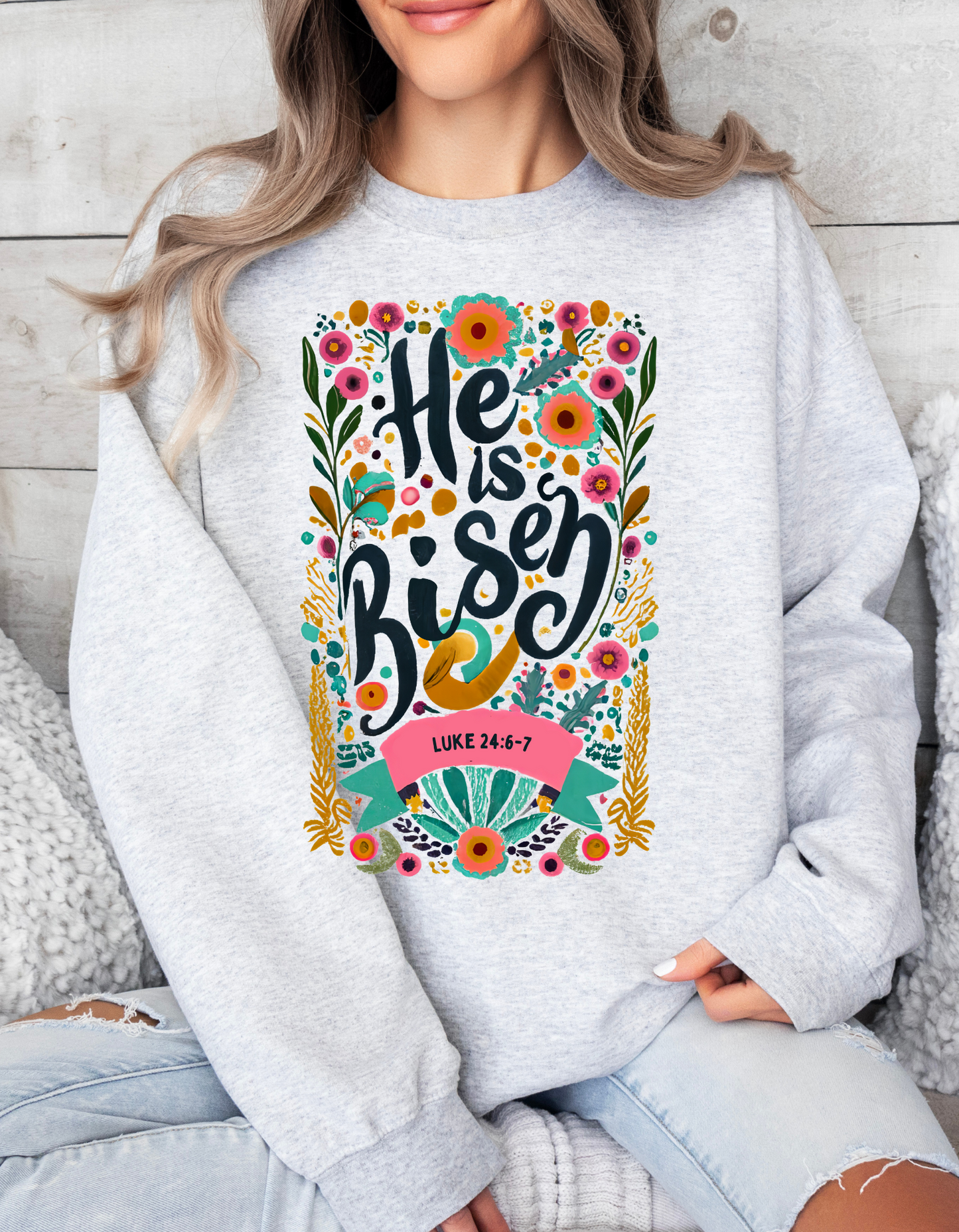 He is Risen Crewneck