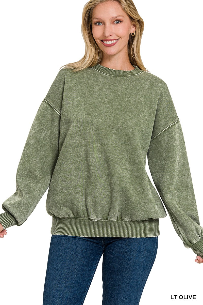 The Olive Crewneck