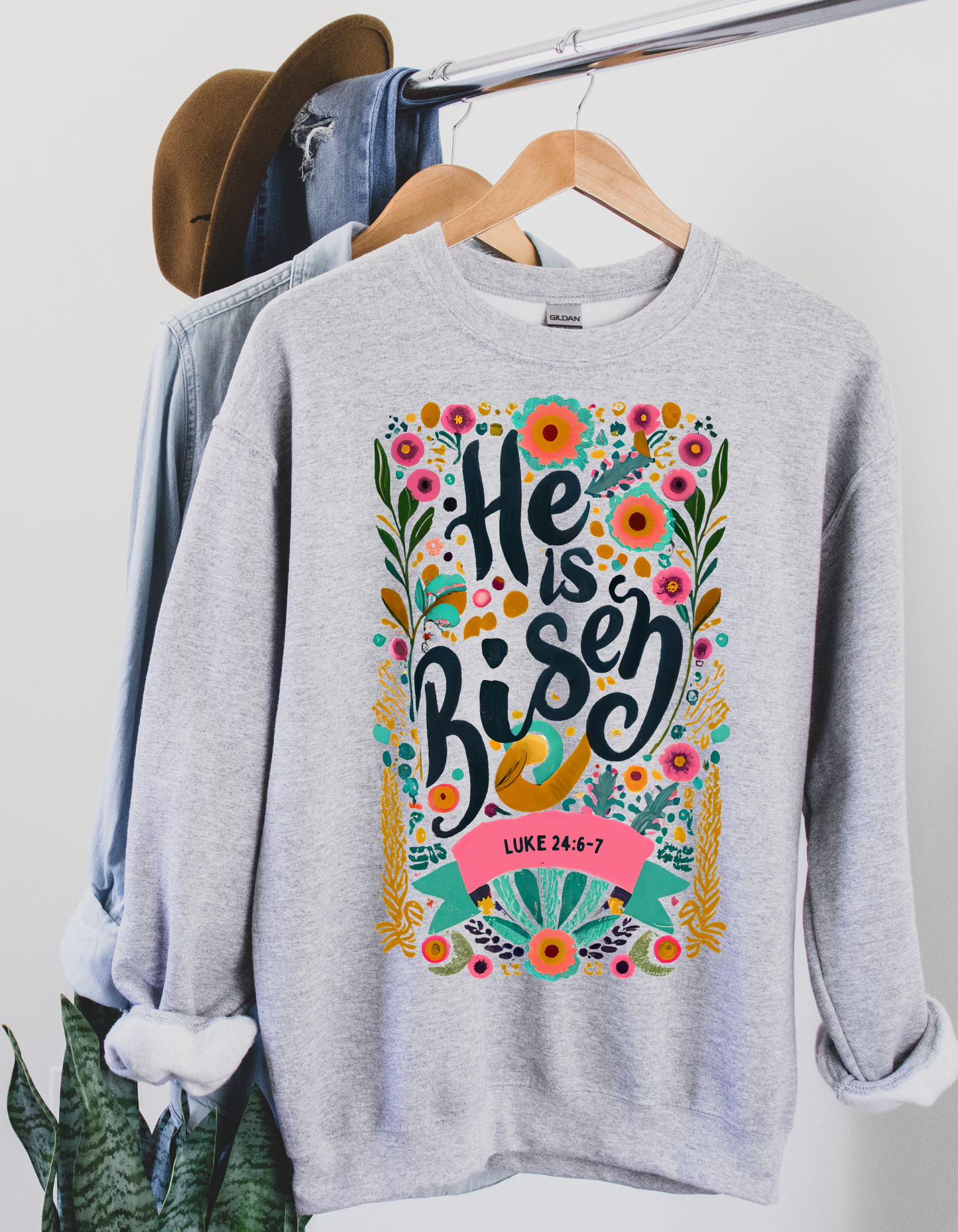 He is Risen Crewneck