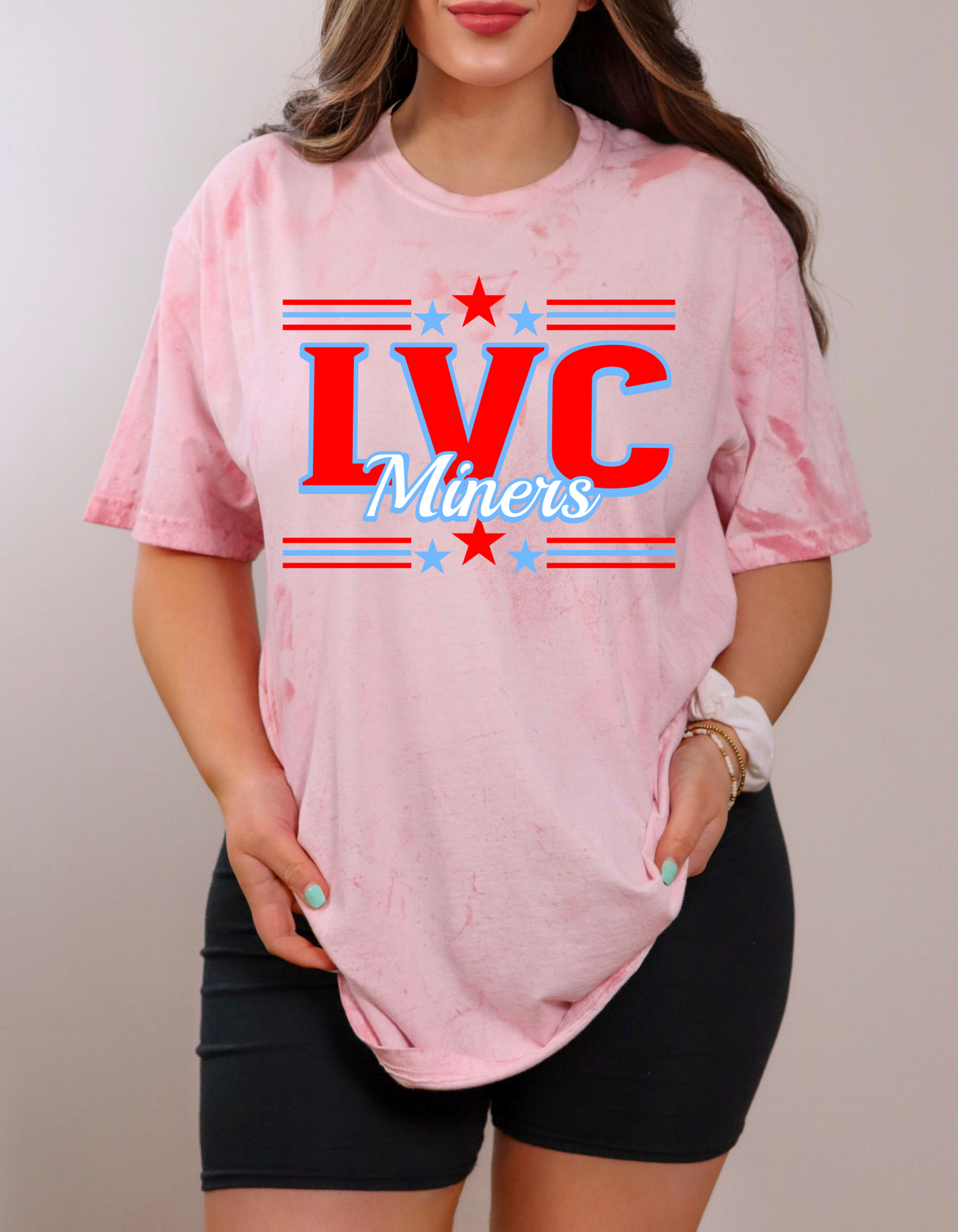 LVC Miners Retro Stars Color Blast Tee