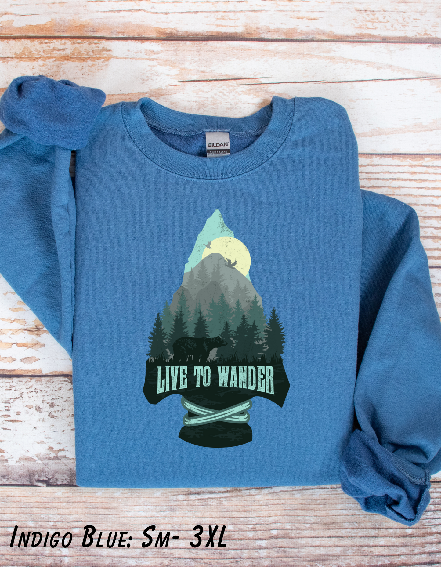 Live to Wander Crewneck