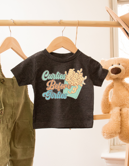Curlies Before Girlies Toddler Tee