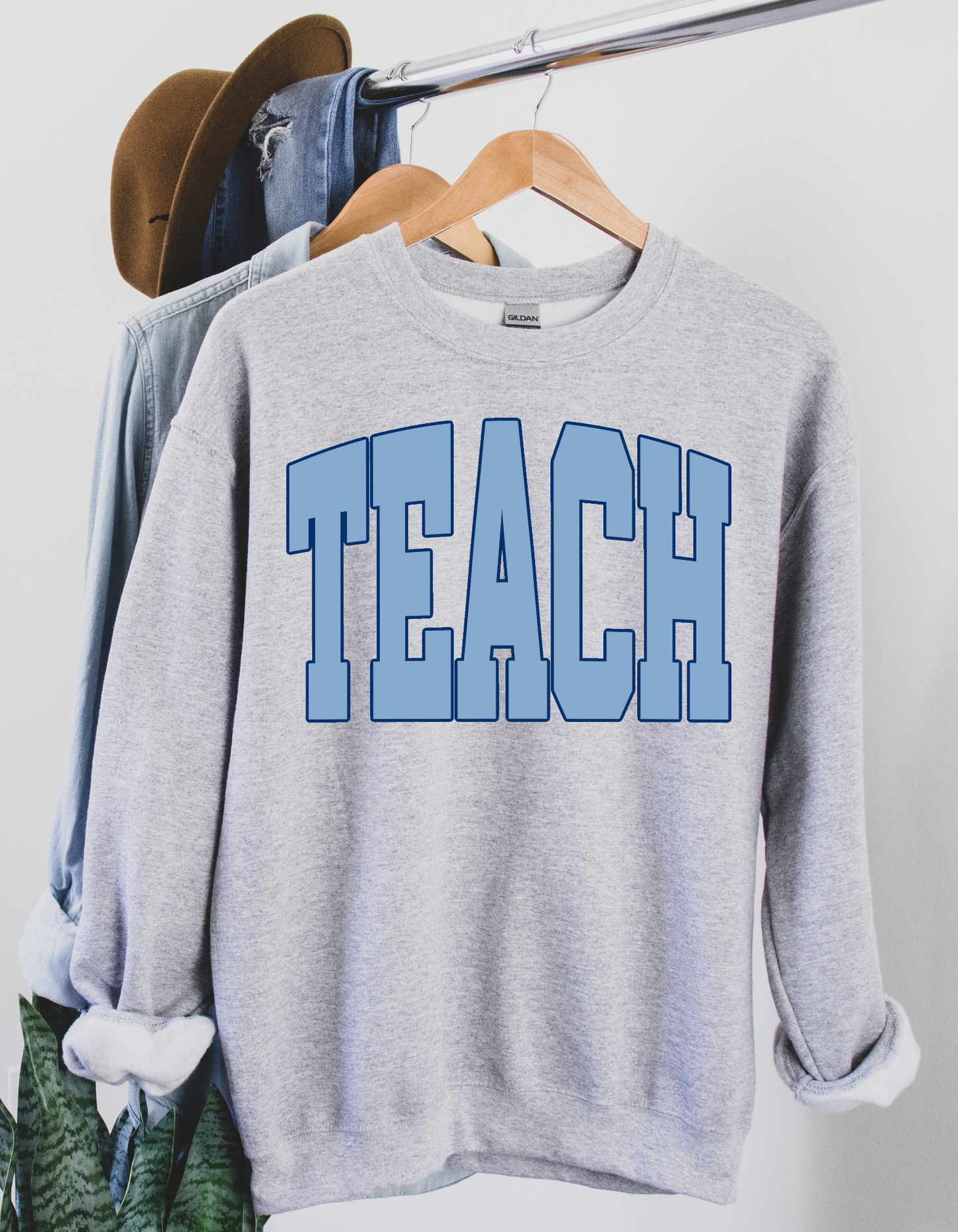 Teach Crewneck and Tee