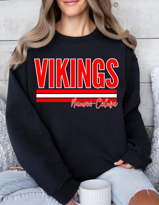 Viking Stripes Crewneck and Tee