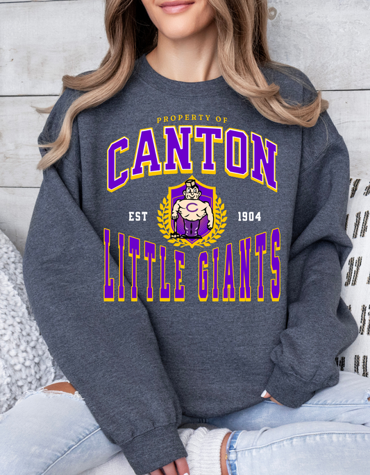 Canton Little Giants Vintage Crew and Tee