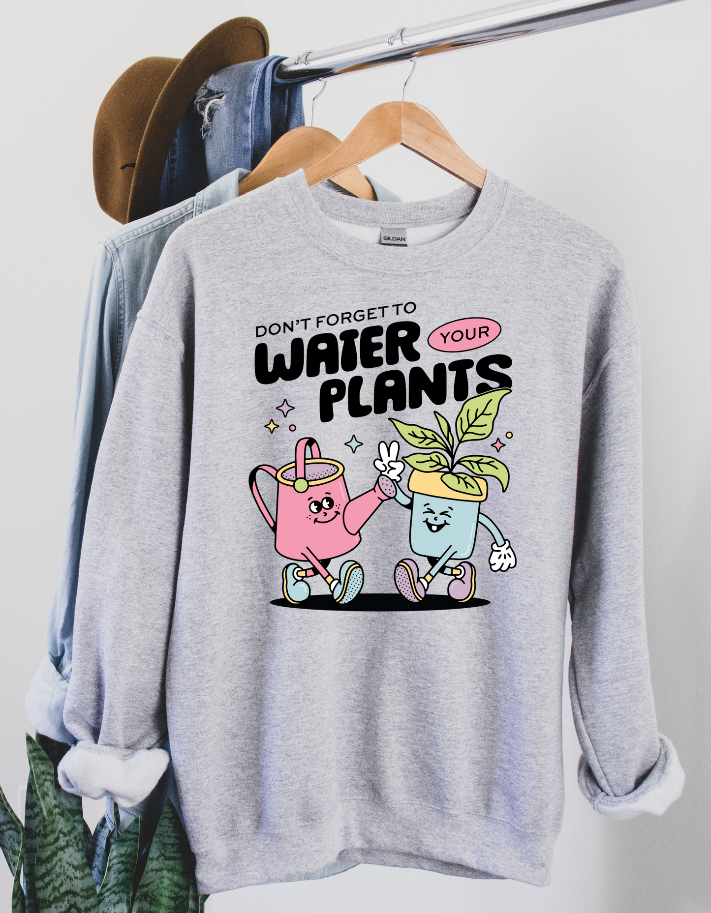 Water Your Plants Crewneck