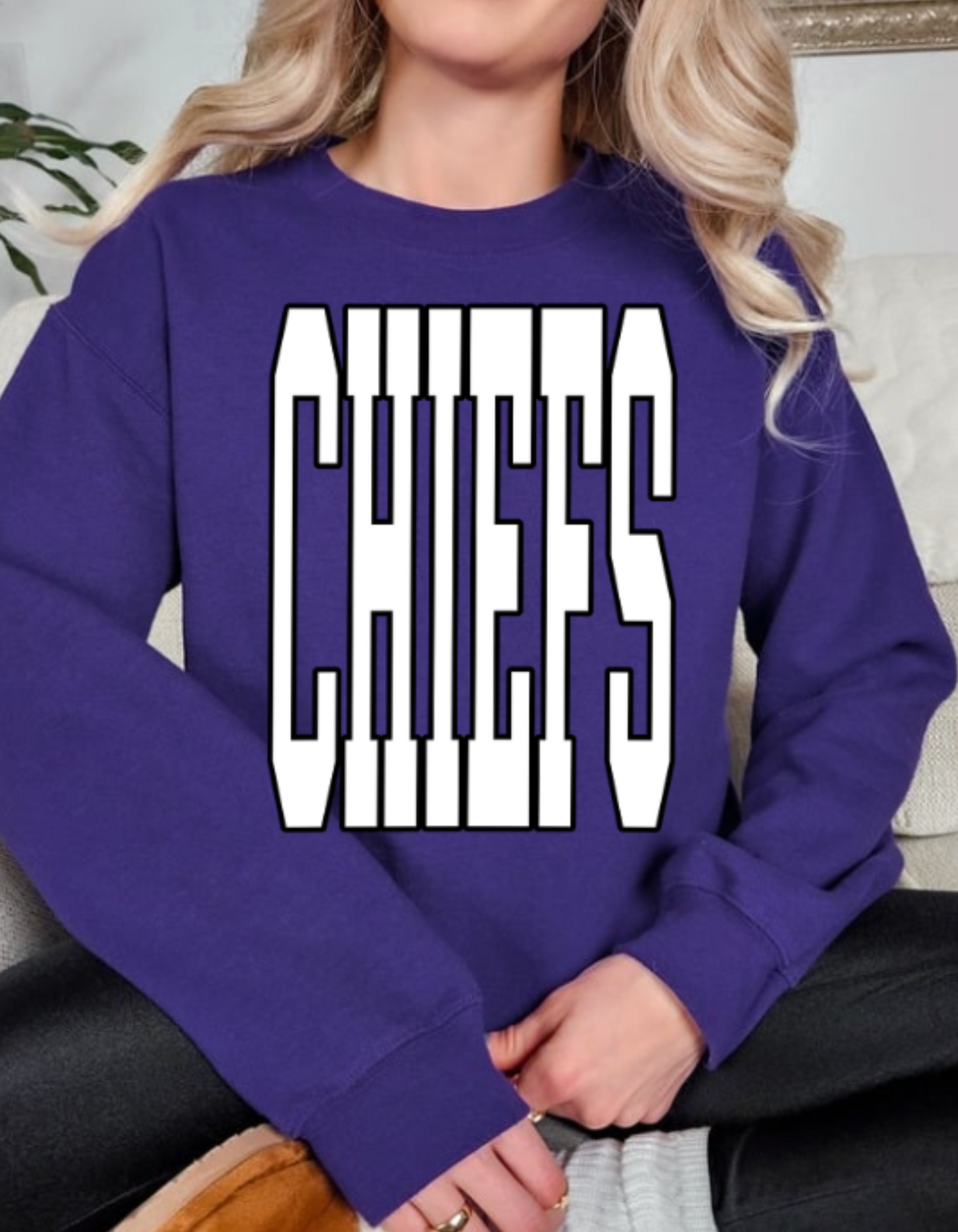 Chiefs Varsity Tall Crew and Tee