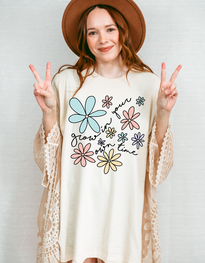 Grow on your Own Time Bella Tee