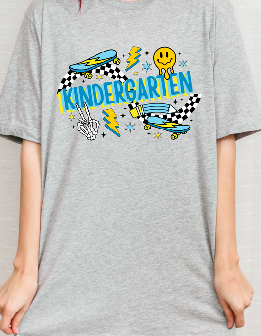 Edgy Skateboard Back to School Youth Tee