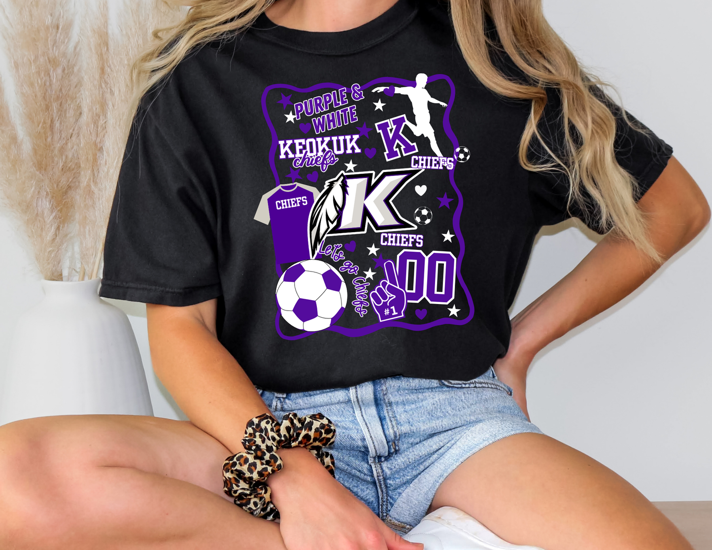 Game Day Collage Comfort Colors Tee