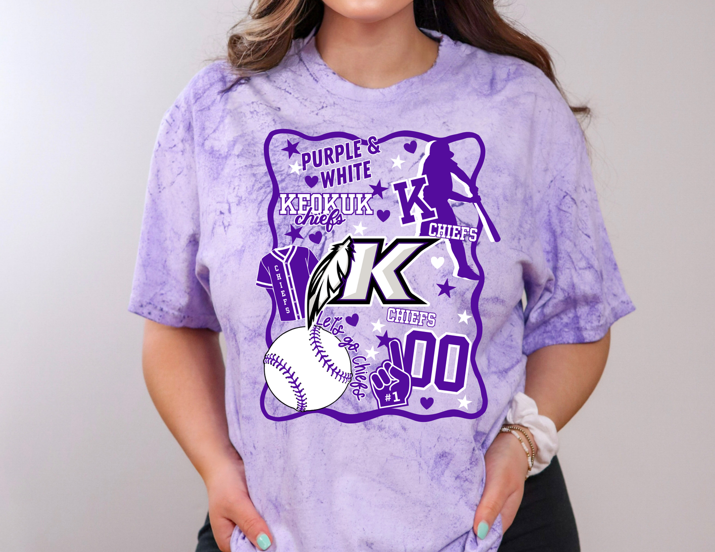 Game Day Collage Comfort Colors Tee