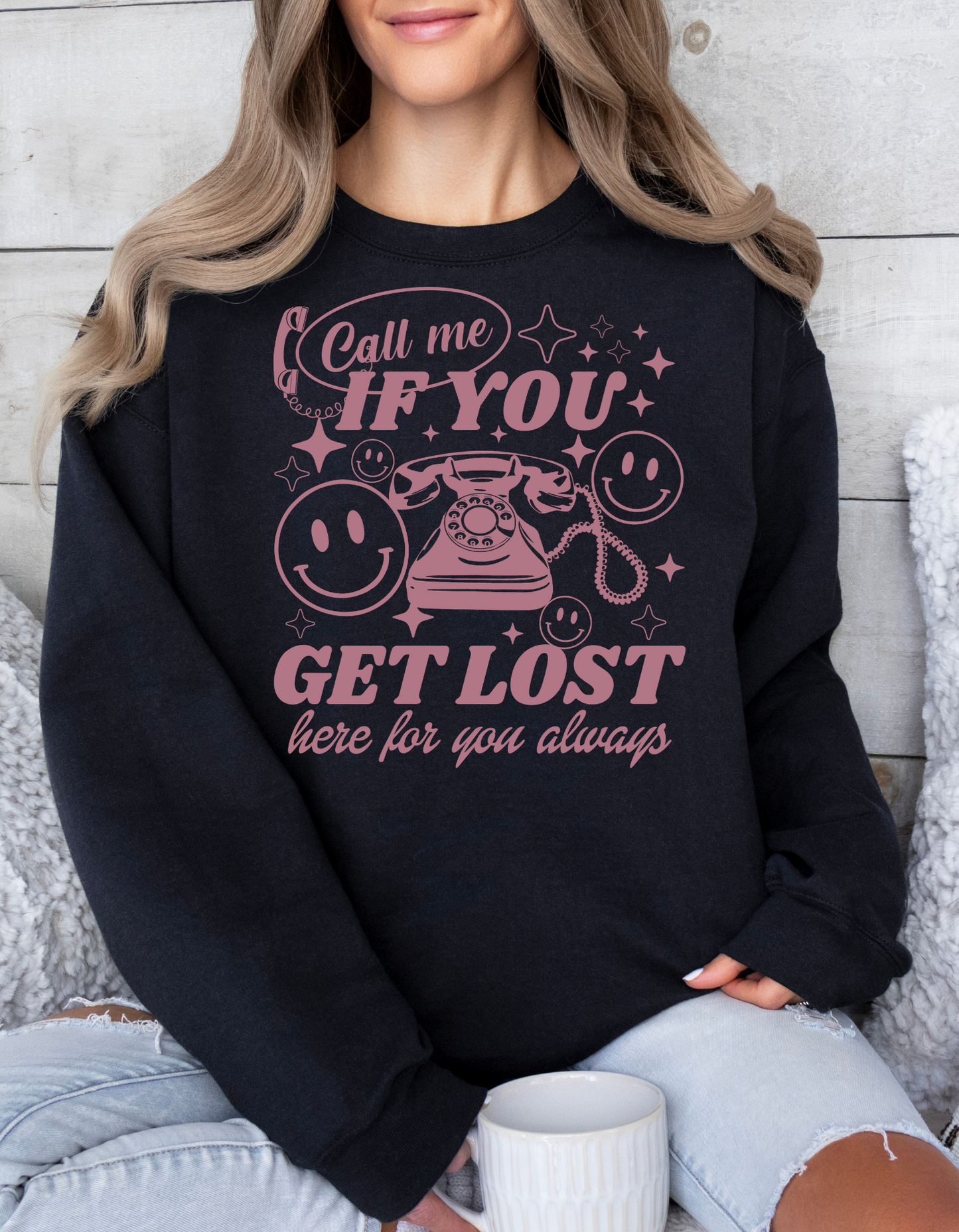 Call Me if You Get Lost Black Apparel