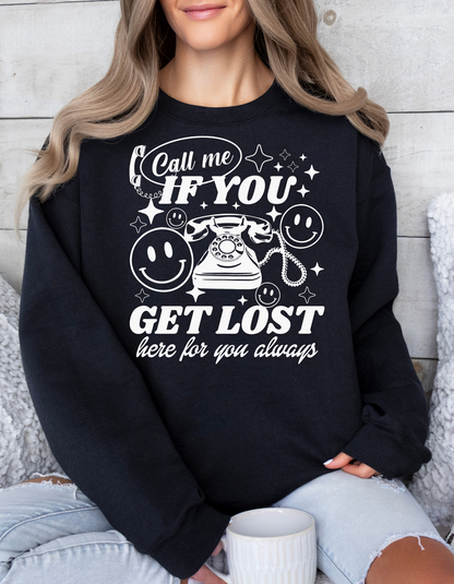 Call Me if You Get Lost Black Apparel