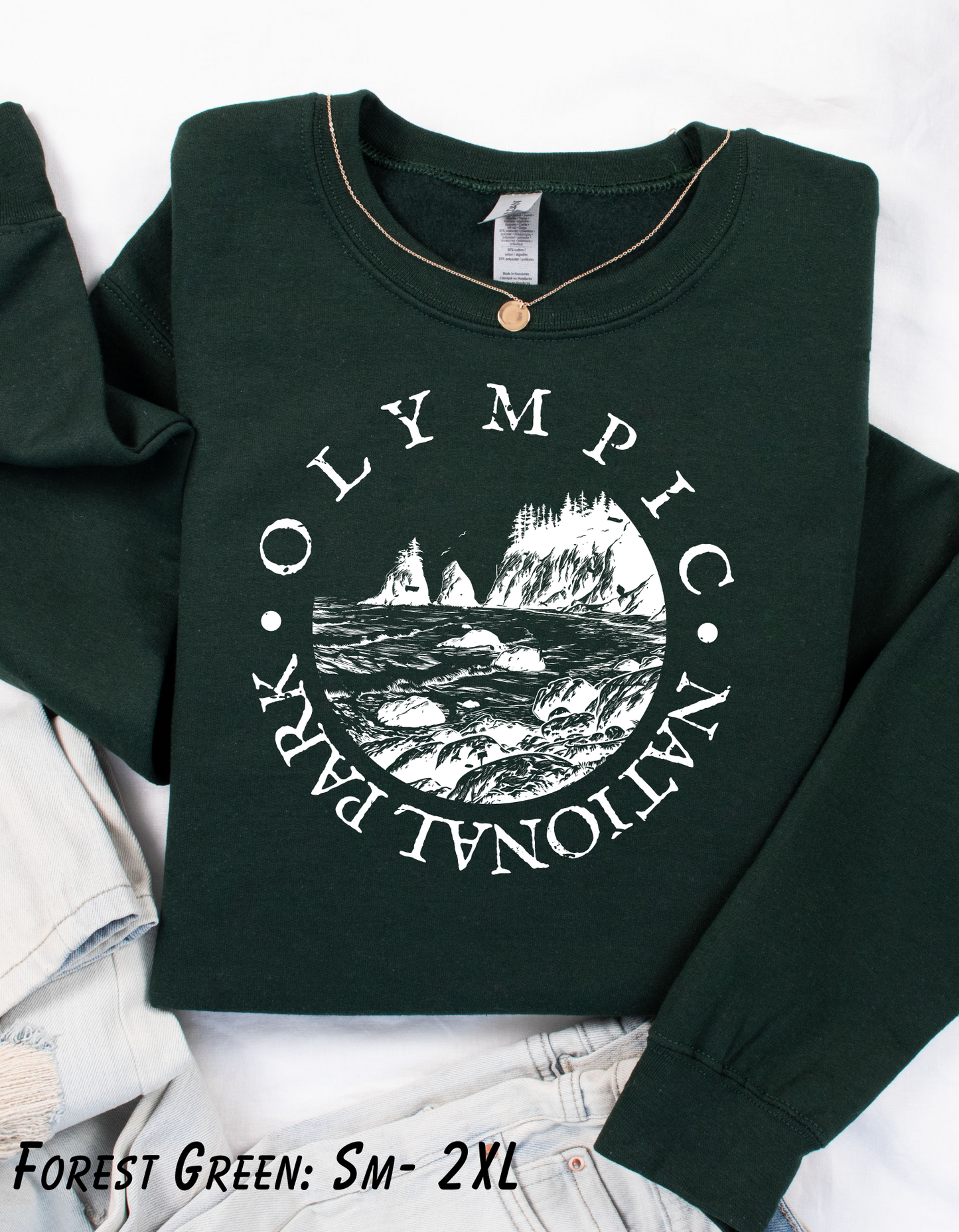 Olympic National Park Crew and Tee