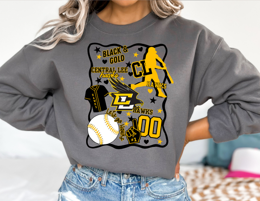 Game Day Collage Central Lee Tee