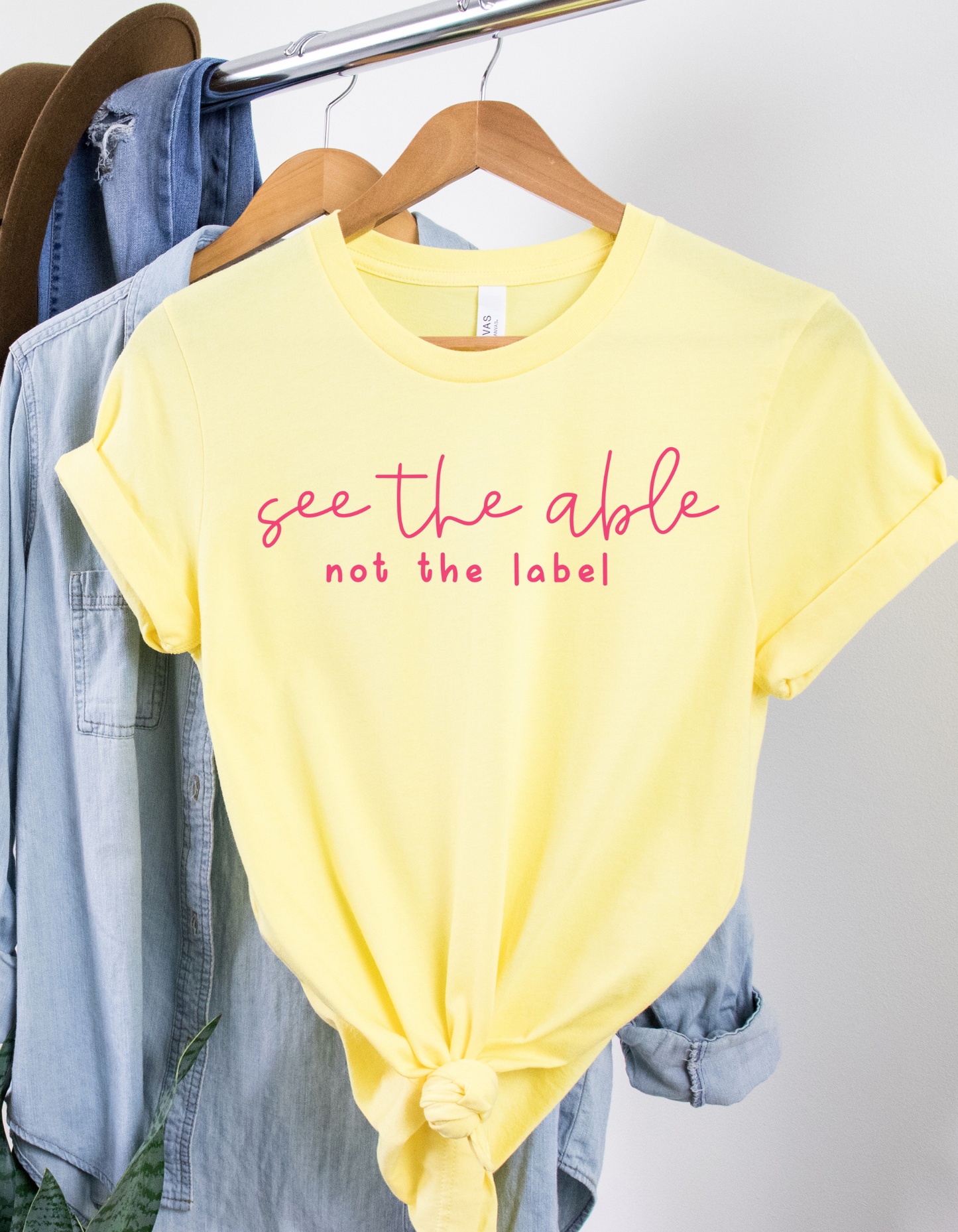 See the able not the label bella tee